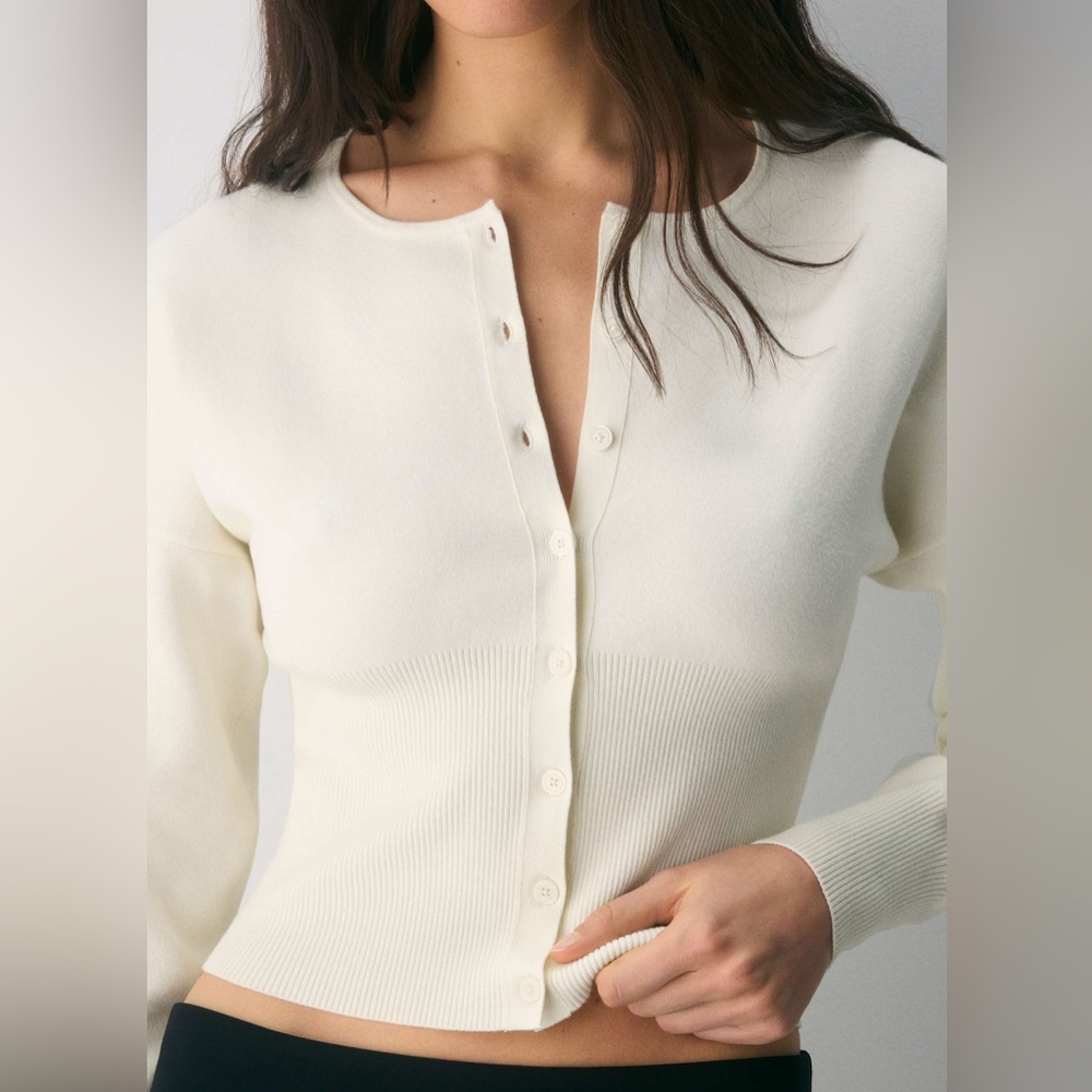 Aritzia Navy Golightly Cardigan NWT